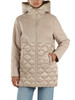 BEIGE | Piumino sintetico AMORE nylon trapuntato e panno soft