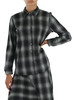GRIGIO | Camicia FARSA in flanella di misto lana vergine e viscosa