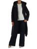 BLU SCURO | Cappotto imbottito in panno soft DESIDERIO