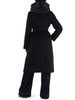 BLU SCURO | Cappotto imbottito in panno soft DESIDERIO