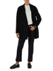NERO | Cappotto in double di lana vergine VETRO