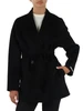 NERO | Cappotto in double di lana vergine VETRO