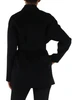 NERO | Cappotto in double di lana vergine VETRO
