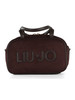 MARRONE | Borsa bowling in ecosuede FERIELLE Medium