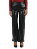 NERO | Pantalone effetto pelle ARGENTO