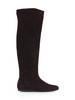 MARRONE | Stivali cuissard in suede