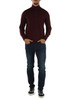 BORDEAUX | Maglia collo a zip in lana merino extrafine
