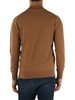 CAMMELLO | Maglia collo a zip in lana e cashmere