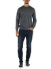 GRIGIO | Maglia girocollo in lana merino extrafine