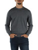 GRIGIO | Maglia girocollo in lana merino extrafine