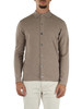 TORTORA | Cardigan in lana e cashmere con colletto a camicia