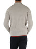 GRIGIO CHIARO | Cardigan lavorato in lana merino extrafine