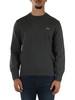 GRIGIO | Maglia girocollo in lana Classic Fit