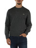 GRIGIO | Maglia girocollo in lana Classic Fit