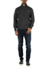 GRIGIO | Maglia collo a zip classic fit in lana