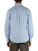 AZZURRO | Camicia in cotone con ricamo logo