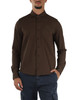 BRAUN | Regular Fit Hemd aus Baumwolljersey