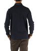 Dunkelblau | Langarm-Poloshirt Regular Fit aus Stretch-Piqué-Baumwolle