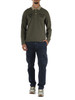 VERDE MILITARE | Polo manica lunga regular fit in cotone
