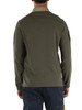 Militärgrün | Langarm-Poloshirt Regular Fit aus Baumwolle