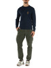 VERDE | Pantalone cargo in velluto a costine