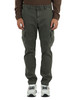 GRIGIO SCURO | Pantalone cargo regular fit in cotone stretch