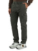 GRIGIO SCURO | Pantalone cargo regular fit in cotone stretch