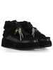 NERO | Stivaletti stringati in suede ed ecopelliccia LOLITA03