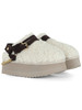 PANNA | Sabot platform JANE 17 in ecopelliccia