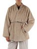 BEIGE | Ecopelliccia con cintura