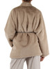 BEIGE | Ecopelliccia con cintura