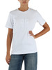 BIANCO | T-shirt oversize in cotone con patch logo