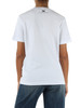BIANCO | T-shirt oversize in cotone con patch logo
