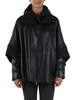 NERO | Giacca in pelle LAVINIA Tri-Seasons con giacca interna rimovibile