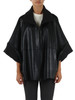 NERO | Giacca in pelle LAVINIA Tri-Seasons con giacca interna rimovibile