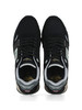 NERO | Sneakers in tessuto ed ecosuede con patch logo