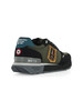 VERDE MILITARE | Sneakers in tessuto ed ecosuede con patch logo