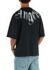 GRIGIO SCURO | T-shirt loose fit in cotone con scritta logo