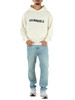 PANNA | Felpa regular fit in cotone garzato con cappuccio