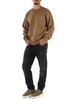 MARRONE CHIARO | Felpa girocollo Classic fit
