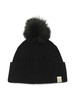 NERO | Cappello in misto lana TELL con pon pon