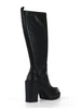 NERO | Stivali in pelle ed ecopelle stretch RUBY 12