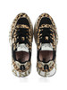 NERO | Sneakers in tessuto e pelle effetto cavallino CLUB105
