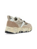BEIGE | Sneakers in pelle e nylon laminato CLUB105 FUR