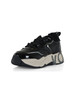 NERO | Sneakers in vernice e nylon laminato CLUB105 FUR
