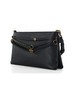 SCHWARZ | Schultertasche aus Leder BELT BAG CLASSIC