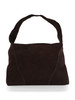 MARRONE | Borsa a spalla in suede SURIA