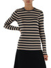 BEIGE | Langarmshirt aus Stretch-Viskose