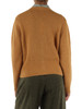 GIALLO SCURO | Cardigan in misto alpaca