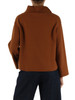 MARRONE CHIARO | Maglia collo alto in misto lana vergine